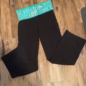 Pink Victorias secret yoga pants